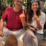 Swanandi Tikekar Instagram – 👆🏻

#vote #election #2024 #daddysdayout #swanandi