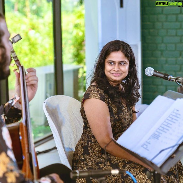 Swarnamalya - 327 Likes - Multi genre Independent & Eclectic repertoire concert for ‘Textures of Traditions’ cultural festival with @mattbaconmusic
Such a beautiful space was created for us by @swarnamalyag & @radhikaganesh and the entire team of @texturesoftraditions to present music that’s unheard of and of themes that are very close to my heart. It’s not often that as a musician one comes by such a welcoming space & brilliant audience, and I’m so grateful to Swarnamalya & Radhika to have enabled this! An hour just rolled by seamlessly and timelessly. It goes down as one of the most fulfilling concerts I’ve done :)
Thank you for the beautiful moments captured @simmz_portraits ! :)
@kraft_dine @ar_subbiah @padmaaaaaaaaaaa @niiviiravii
#texturesoftraditions #chennai #vocalist #guitar #composer #indie #independent #music #eclectic #multigenre #diversity #plurality #culture #festival #art #artistsoninstagram