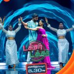Swathi Sharma Instagram - On Screen>>>❤️<<< Off Screen...!!! Takkar Takkar | Every Sunday at 8.30pm. #TakkarTakkar #RjVijay #Farina #Anandh #SwathiSharma #ZeeTamil