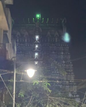 Swathi Sharma Instagram - Feeling blessed 🙏 
#meenakshiammantemple
@anandselvan10 @darsu_sundaram