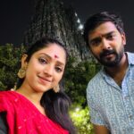 Swathi Sharma Instagram - Feeling blessed 🙏 #meenakshiammantemple @anandselvan10 @darsu_sundaram