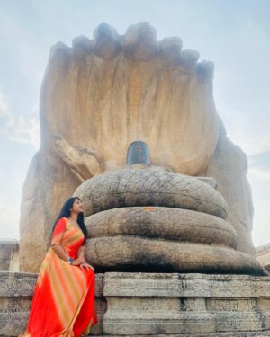 Swathi Sharma Instagram - He is all and everything.
He is the universe. 
My shivappa 🙏🏻
#lordshiva #shivappa #shiva #lepakshi #blessed #blessings #lordshivatemple