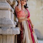 Swathi Sharma Instagram - I'm not beauty queen, I’m just beautiful Me.🌸 Beautiful makeover by @ankita_make_up_artist Pc @sunlightweddingfilms Jewellery @sk_bridal_collections Dress @designed_by_sindhu .