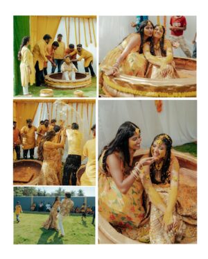 Swetha Khelge Instagram - Ranjhana hua Mera!😉❤️

#swethakhelge #ShwefoundherMadMister #mswedding #haldi #haldiceremony #haldioutfit #haldijewellery #haldidecor #haldibride #bridesquad #bridetobe2024 #love #laughter #fun #friends #family #gratitude