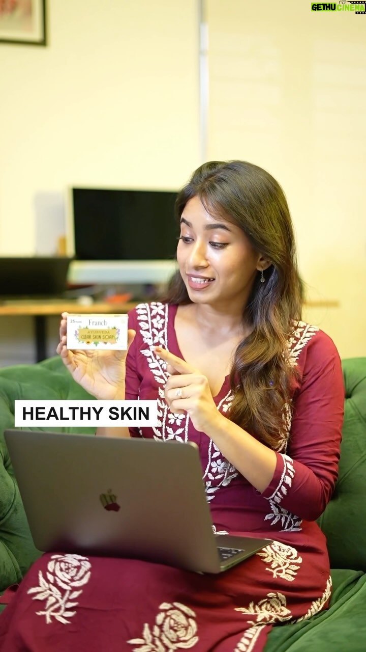 Swetha Venugopal Instagram - Hello everyone! I am excited to introduce you to the latest addition to my skincare routine - the Franch Ayurveda Clear Skin Soap! This natural ayurvedic soap is like a rejuvenating spa session every time I shower. Made from a blend of herbs, it’s gentle yet effective, leaving my skin feeling refreshed and glowing. Exclusively available on Amazon, it’s the perfect addition to your self-care routine! @franchindia #Franch #FranchAyurveda #ClearSkinSoap #NaturalSkincare #AmazonFinds #Skincare #Natural #Ayurveda #SilverJubilee #Success #Trusted #25years