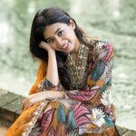 Swetha Venugopal Instagram - An earthy hue of yellow often evokes a sense of vintage style, resonating with retro aesthetics. Whether used in fashion or decor, mustard yellow adds a touch of both boldness and subtlety, making it a versatile and enduring choice that stands out with a refined, timeless appeal. wearing such a beautiful outfit from @_.mrikanda 🫶 and shot by the most talented @sathyaphotography3