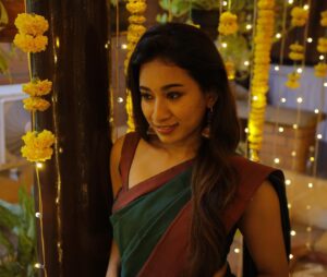 Swetha Venugopal Instagram - I'm happy with the saree spam on my feed. Wedding time it is! 
Shot by @thatmadraskaran
