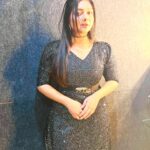 Syamantha Kiran Instagram - A lil black dress is always a good idea! Outfit @sesha_bridalwear