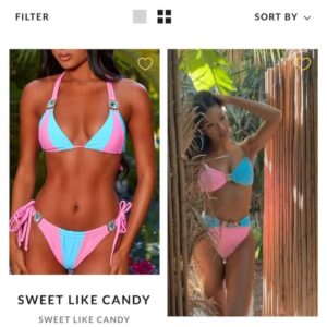 Sydney Martin Instagram - sweet like candy🍬 @modaminx
 
#photoshoot #swimwearmodel #swimweek #summer #bikinifashion #femaleempowerment #bodypositivity #miamimodel