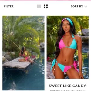 Sydney Martin Instagram - sweet like candy🍬 @modaminx
 
#photoshoot #swimwearmodel #swimweek #summer #bikinifashion #femaleempowerment #bodypositivity #miamimodel