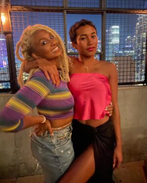 Sydney Park Instagram - Through the years you have been my rock and my best mate!!! I love you so much my Cancer Queen. I’m so proud of who you are and the heights you reach! You continue to amaze me. To the moon (😭😂) and never back🤍 happy birthday my friend, Taylor Simone! @simone222taylor
