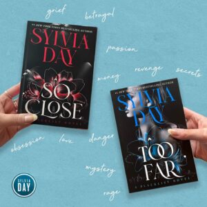 Sylvia Day Instagram - Which of these themes is YOUR favorite part of the Blacklist duology? 🦂⁠
⁠
#SoCloseBook and #TooFarBook are available through the link in my bio! ⁠