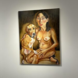 Sylvia Hoeks Instagram - After having met the kind, inspiring Ahn Duong I got the chance to view her work in person today and it touched me in a way where I felt I was looking at work from a woman unafraid to look at all aspects of herself and others, raw, sensual, vulnerable, elegant, tender, strong, light, witty, bold , layered.
If you have the chance, go see ‘the incoherences of a gentlewoman’ now at @gmurzynska