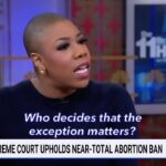 Symone Sanders Instagram - Who gets to decide when an exception exists for a woman who needs an abortion? For Kate Cox and Amanda Zurawski it wasn’t their doctors…it was the State. 😶 President Biden has been clear, send him a bill that protects women’s ability to make decisions about their bodies and he will sign it. To do that, he and VP Harris need to be reelected and Dems need to win control of the Senate the House.