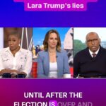 Symone Sanders Instagram - RNC Co-chair Lara Trump says Donald Trump accepts the 2020 election results. @Chairman_Steele tells her to “stop lying” and calls on the current RNC Chairman to speak up.