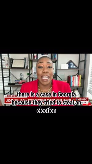 Symone Sanders Instagram - Never forget: they tried to steal an election

Then they thought they could take Fani Willis out. She is still here. Her investigation is still ongoing. And…THEY TRIED TO STEAL AN ELECTION!