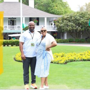 Symone Sanders Instagram - Get a husband that will take you to the Masters and make sure you make it back for work. 🙏🏾❤️