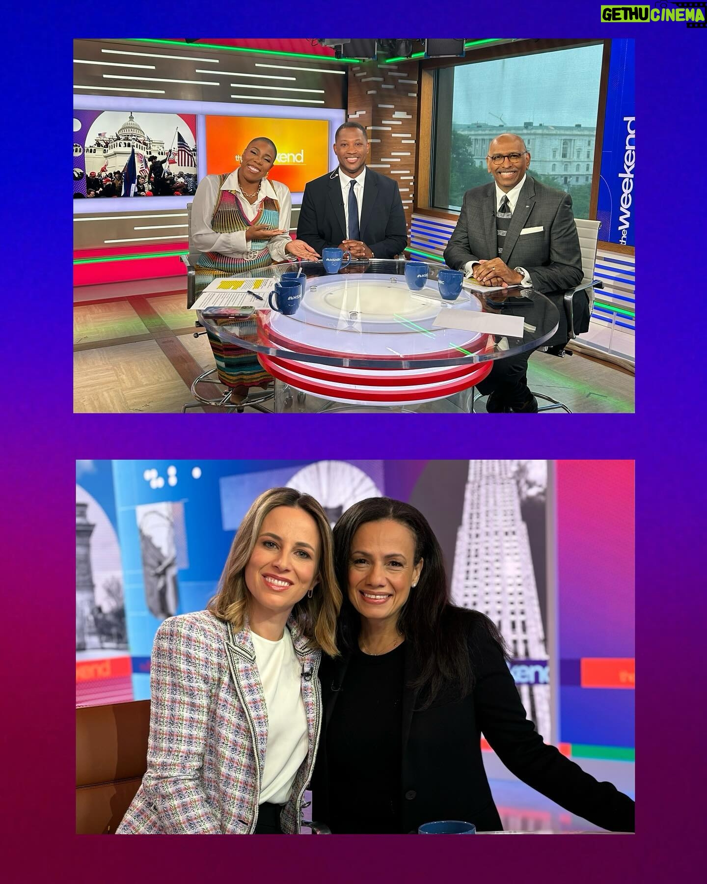 Symone Sanders Instagram - Thank you to our guests, who joined The Weekend on set in NYC and Washington, DC! A special shout out to our Saturday guest hosts @cfcolemanjr and @profmmurray.đ Tune in every Saturday and Sunday from 8am-10am ET for more news and analysis with @chairman_steele, @aliciamenendezxo and @symonedsanders