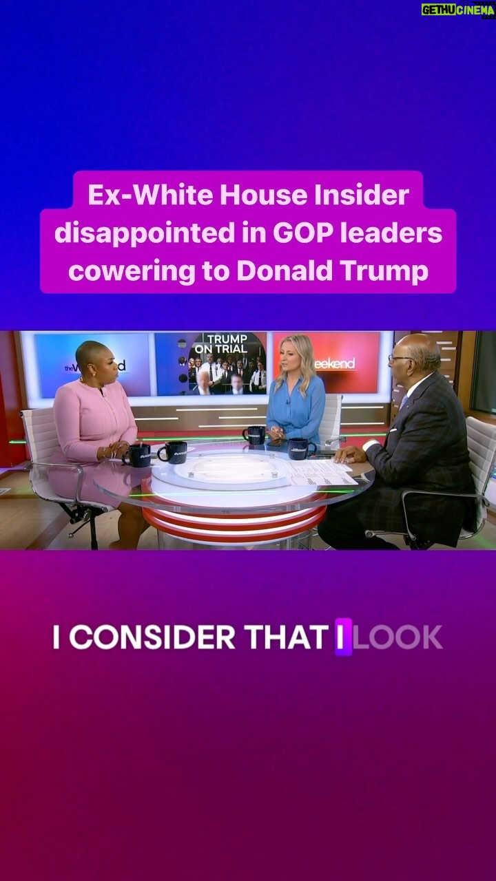 Symone Sanders Instagram - @sarahamatthews1 speaks to the courage it takes to stand against Donald Trump and reveals her disappointment in GOP leaders, who debase themselves by showing loyalty to her former boss.
