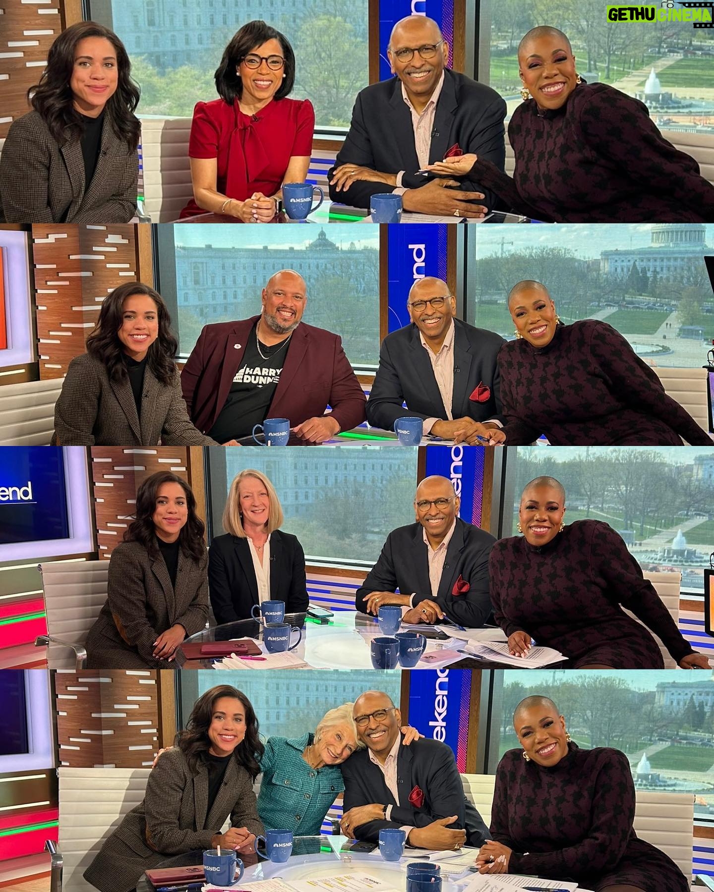 Symone Sanders Instagram - Thank you to all of our in studio guest for joining The Weekend! A big shout out to @aleximccammond for guest hosting on Saturday. Tune in every Saturday and Sunday from 8am-10am ET for more analysis from @symonedsanders, @aliciamenendezxo and @chairman_steele! βοΈπ