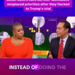 Symone Sanders Instagram - GOP House members, including House Speaker Mike Johnson, skipped out on their day job to rally in support of criminal defendant Donald Trump by echoing his lies and attacks against the American legal system. @juliancastrotx calls this the “perfect example” of misplaced Republican priorities.