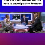 Symone Sanders Instagram - @patryanforcongress says if MTG moves to vacate Speaker Johnson, he will not vote to support him.   “I don’t know why we would continue to enable somebody like that who essentially represents the most extreme wing of today’s Republican Party.”