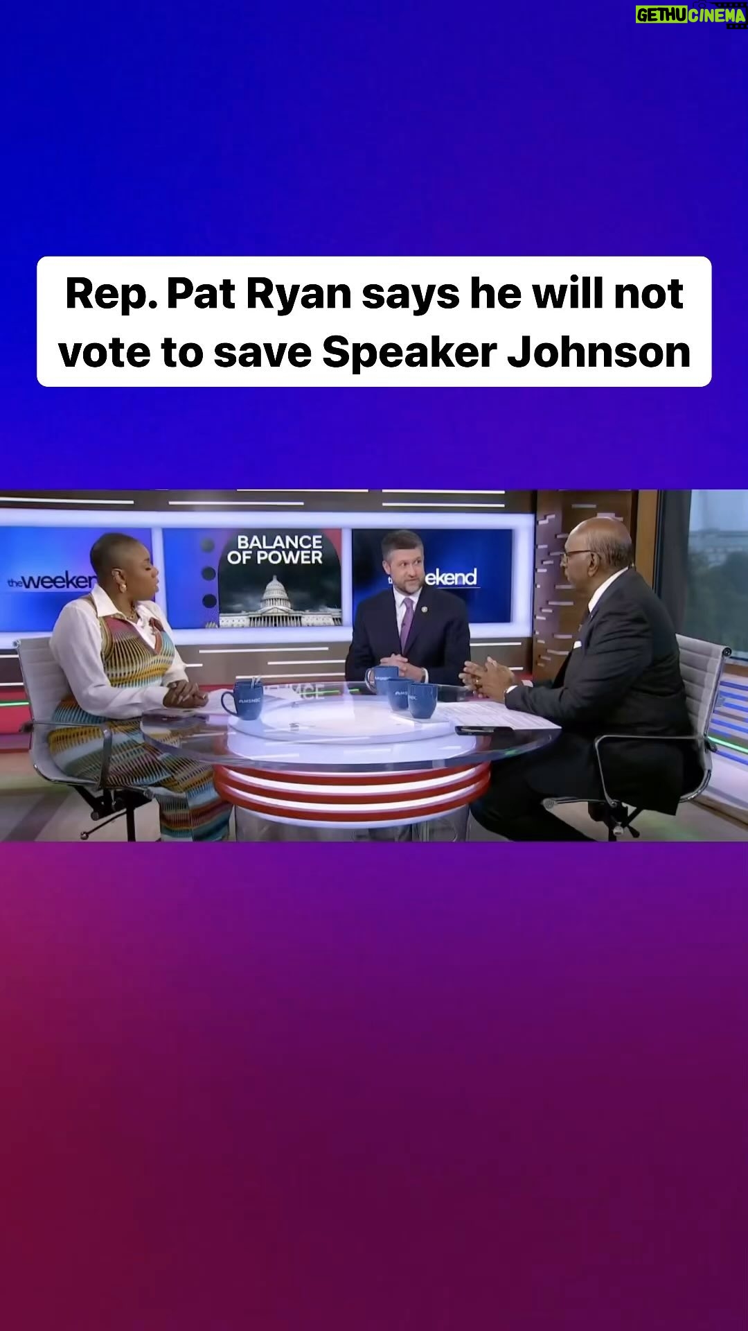 Symone Sanders Instagram - @patryanforcongress says if MTG moves to vacate Speaker Johnson, he will not vote to support him. “I don’t know why we would continue to enable somebody like that who essentially represents the most extreme wing of today’s Republican Party.”