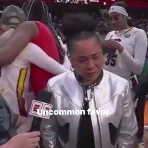 Symone Sanders Instagram - “We serve an unbelievable God. Uncommon favor” 

WHEW I KNOW THAT’S RIGHT COACH. @staley05 coached the Lady Gamecocks all the way to the championship. They were undefeated all season and with today’s win…Dawn Staley made history. 

🙌🏾🙏🏾🎉
