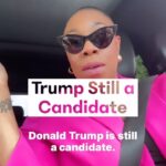 Symone Sanders Instagram – I know it may seem crazy because every other person convicted of a felony that I know wasn’t able to vote right after their conviction let alone apply for the top job in America, but Donald Trump is still a candidate.