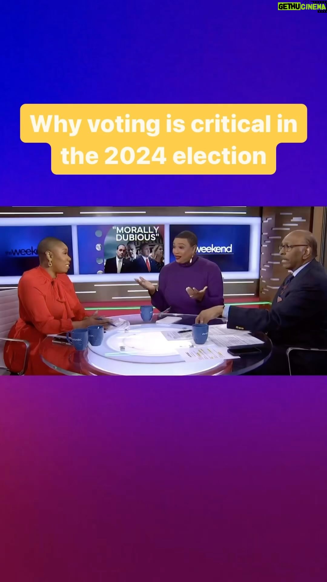 Symone Sanders Instagram - A group of Republicans think veterans shouldn’t have access to IVF. @NCNWHQ President @shavonarline weighs in on the debate on reproductive care and why voting this election year matters the most.