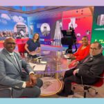 Symone Sanders Instagram - Thank you to our guests, who joined us on set for The Weekend! ☀️💜 Tune in every Saturday and Sunday from 8am-10am ET for more news and analysis from @symonedsanders, @aliciamenendezxo and @chairman_steele!