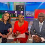 Symone Sanders Instagram - Thank you to our guests, who joined us on set for The Weekend! ☀️💜 Tune in every Saturday and Sunday from 8am-10am ET for more news and analysis from @symonedsanders, @aliciamenendezxo and @chairman_steele!