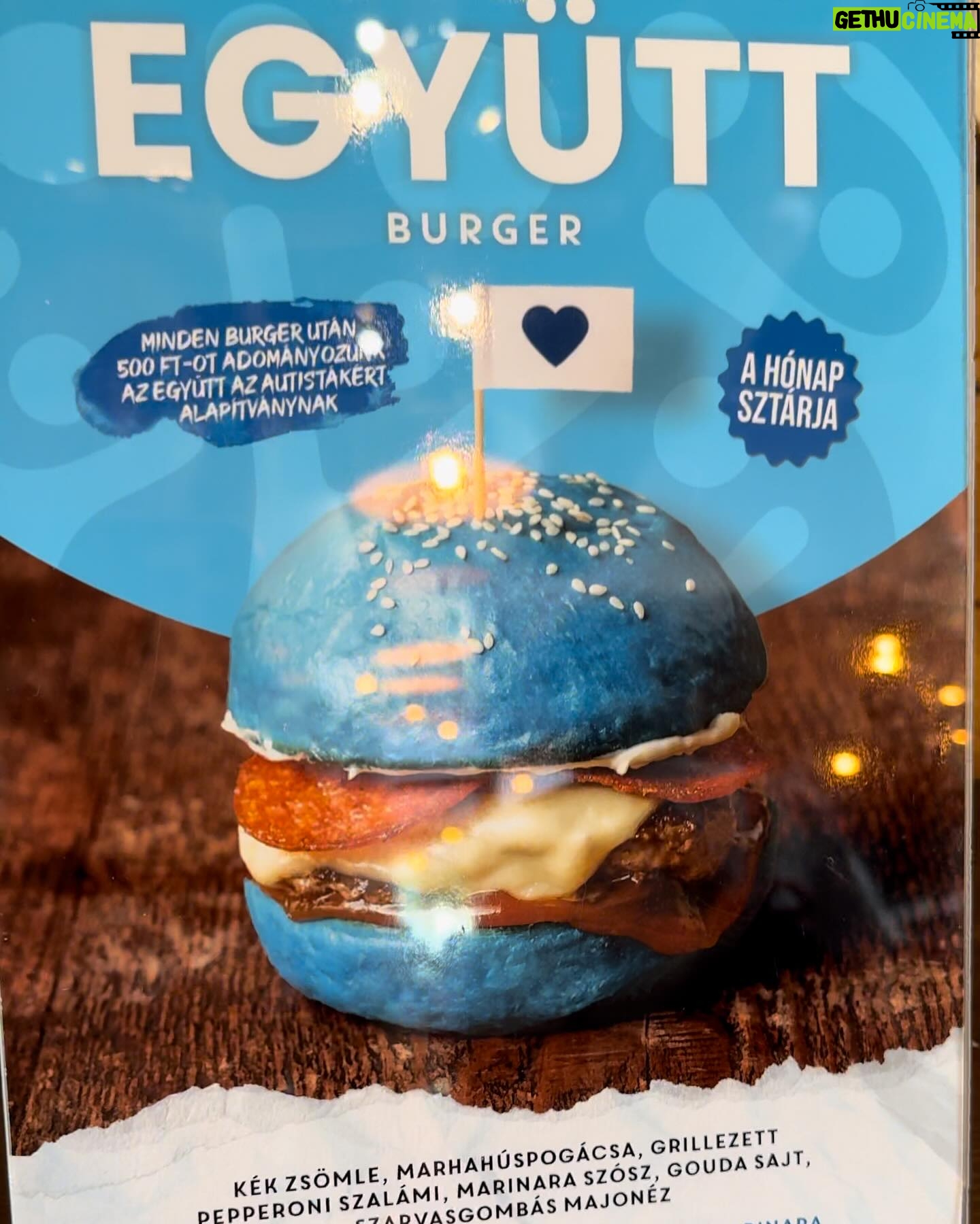 Szabó Zsófi Instagram - MINDEN #EGYÜTTBURGER UTÁN 500FT-TAL TÁMOGATOD az @egyuttazautistakertalapitvany MUNKÁJÁT, ILLETVE AZ AUTIZMUSSAL ÉLŐKET 💙