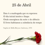 Tânia Ribas de Oliveira Instagram - O dia inicial inteiro e limpo é hoje. 50 anos de Liberdade em Portugal ❤️