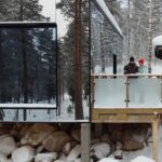 Tülin Yazkan Instagram – Our home for a few days, aurora, sun, snowy owl, lynx, Gustav kitchen, a free deer! 🦌 ❄️