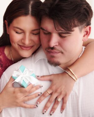 Tabitha Nauser Instagram - This year, Louie and I have a  1 to our Valentine’s. When I did this campaign with @tiffanyandco last year, I asked if I truly knew Love. Now, I can say i do. Because there has never been a time before this, where my heart has been this full. And I know it will only keep overflowing from here. 
To quote my gurl RiRi: “I’m in love, I’m obsessed!” TRULY. #atiffanyvalentinesday #tiffanyandco