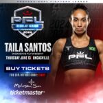 Taila Santos Instagram - ➔ LINK NA BIO 🎟️ 🎫 Ingresso disponível! com código promocional CODE:𝐓𝐒𝐀𝐍𝐓 • 🎯13/06 Montville Connecticut @pflmma