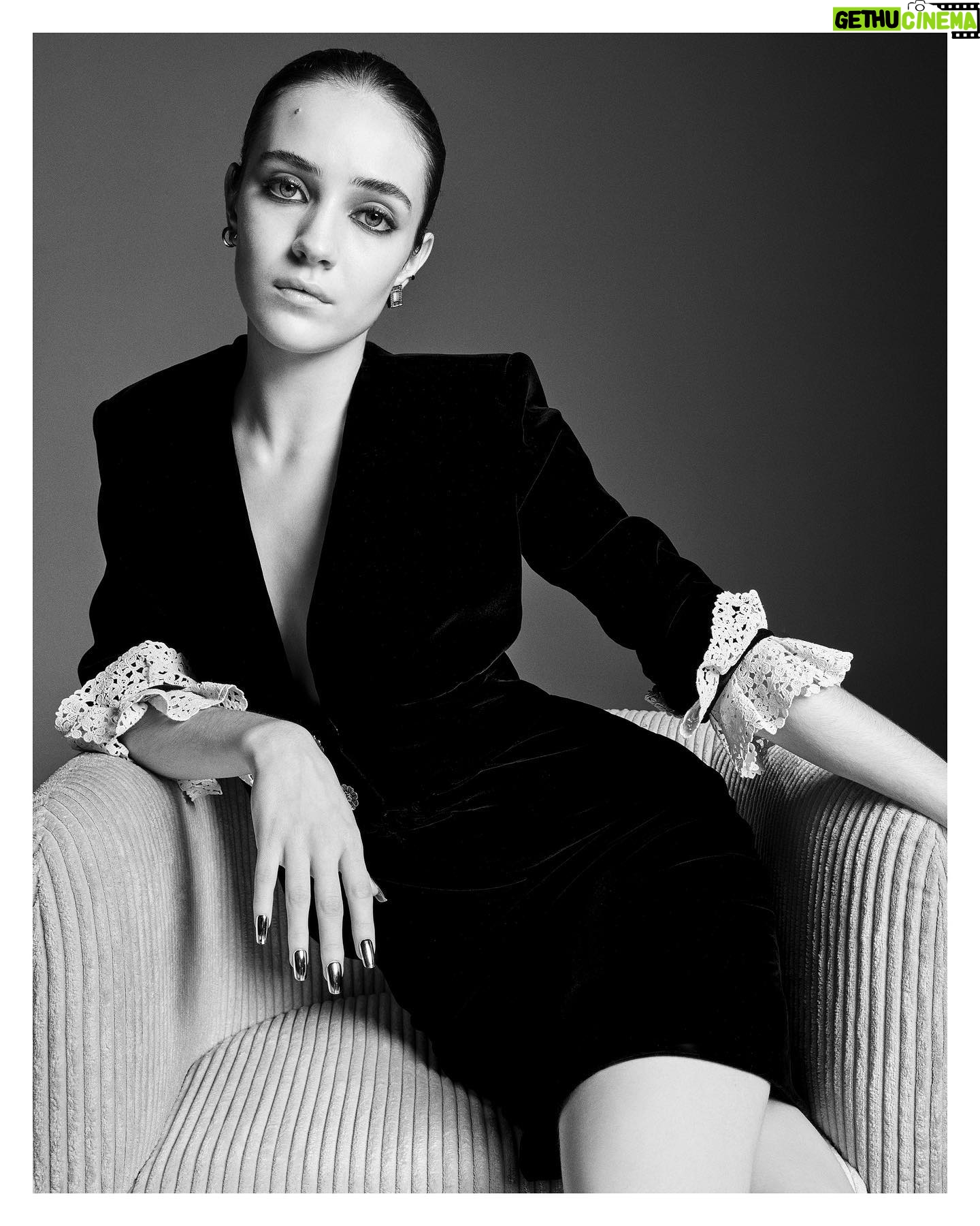 Talia Ryder Instagram - @ysl fall winter 22 @anthonyvaccarello ❤️❤️ shot by the one and onlyyy @graysorrenti