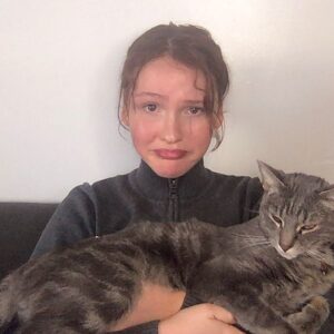 Talitha Bateman Instagram - When the neighbors cat is super sweet and cuddly and meows at the door until you let it in. But you’re allergic and breakout in hives and you still somehow don’t have the heart to kick it out.
