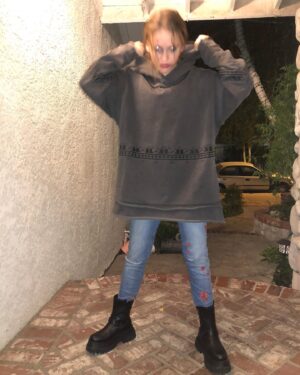 Talitha Bateman Instagram - I was supposed to be in a gang with my brothers but they bailed on me. So now I have no clue what I am. 🤷🏼‍♀️😂