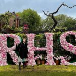 Talulah Riley Instagram – Caecilius est in horto.

🌺 Thank you very much to @thenewtinsomerset for having us to @rhschelsea yesterday. I was very excited to see the Roman garden and we had a thoroughly lovely time, despite the downpour! 🌺