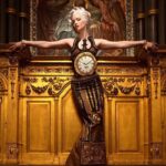 Talulah Riley Instagram - ❤️ I *LOVED* this shoot. @jeremyscott is a 🧠 genius 🧠 The clothes are fun, dramatic, romantic, fabulous ❤️ 💋Wearing @moschino in @amazingmagazine 💋 🕰 I am variously a grandfather clock, silver-service, front door, portrait etc. What FUN! 🕰 Thank you to the whole creative team for a lovely day, and for the chance to wear such incredible things. Photographer: @damianfoxe Styling: @mrbitton Hair: @thebradylea Make-up: @lisahoughton Nails: @robbietomkins xx