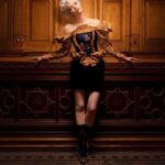 Talulah Riley Instagram – ❤️ I *LOVED* this shoot. @jeremyscott is a 🧠 genius 🧠 The clothes are fun, dramatic, romantic, fabulous ❤️

💋Wearing @moschino in @amazingmagazine 💋

🕰 I am variously a grandfather clock, silver-service, front door, portrait etc. What FUN! 🕰 

Thank you to the whole creative team for a lovely day, and for the chance to wear such incredible things. 

Photographer: @damianfoxe 
Styling: @mrbitton 
Hair: @thebradylea 
Make-up: @lisahoughton 
Nails: @robbietomkins 

xx