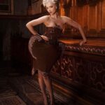 Talulah Riley Instagram - ❤️ I *LOVED* this shoot. @jeremyscott is a 🧠 genius 🧠 The clothes are fun, dramatic, romantic, fabulous ❤️ 💋Wearing @moschino in @amazingmagazine 💋 🕰 I am variously a grandfather clock, silver-service, front door, portrait etc. What FUN! 🕰 Thank you to the whole creative team for a lovely day, and for the chance to wear such incredible things. Photographer: @damianfoxe Styling: @mrbitton Hair: @thebradylea Make-up: @lisahoughton Nails: @robbietomkins xx