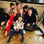 Talulah Riley Instagram – Thank you @magdabutrym for the gorgeous red suit. It took me from NYC @pistol press-day to partying with actual rockstars (not pictured…) at @chromeheartsofficial. Sparkly shoes from @renecaovilla ❤️❤️ styled by @chercoulter and grooming (much earlier in the day) by @benskervin and @samanthalmua. The evening descended into CHAOS ❤️❤️❤️