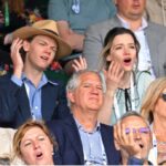 Talulah Riley Instagram – 🎾Have been in giggles for days at these candid shots from @wimbledon 🎾

🍾We posed very demurely at the @champagnelanson sign — Thank you, Lanson, for having us! And for feeding us all day long (lamb wellington, strawberries-and-cream, afternoon tea, pick-and-mix to take to court, lots of Lanson for Thomas. Yum.) But didn’t quite realise how visible we were (all day long…) while watching the tennis. 🍾

I usually describe myself as ‘stoic,’ but having seen these images I’m quite sure I can no longer make that claim… 

In a previous era, these might also be titled: ‘Why not to take your girlfriend to a sporting event.’ I honestly don’t know why I’m yawning/appear to be asleep in a lot of these shots. I was genuinely riveted by the matches. And thank you again, @champagnelanson for having us and for your very generous hospitality. 

🖤🧷It was also lovely to have a mini @pistol reunion with @emmajappleton🧷🖤

💙And thank you @mrselfportrait for the loan of such a pretty dress. I really loved it. 💙 

✨Finals today. Unfortunately I’m not at Wimbledon, but will be cheering for @djokernole ✨

photo credit: @gettyimages