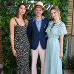 Talulah Riley Instagram – 🎾Have been in giggles for days at these candid shots from @wimbledon 🎾

🍾We posed very demurely at the @champagnelanson sign — Thank you, Lanson, for having us! And for feeding us all day long (lamb wellington, strawberries-and-cream, afternoon tea, pick-and-mix to take to court, lots of Lanson for Thomas. Yum.) But didn’t quite realise how visible we were (all day long…) while watching the tennis. 🍾

I usually describe myself as ‘stoic,’ but having seen these images I’m quite sure I can no longer make that claim… 

In a previous era, these might also be titled: ‘Why not to take your girlfriend to a sporting event.’ I honestly don’t know why I’m yawning/appear to be asleep in a lot of these shots. I was genuinely riveted by the matches. And thank you again, @champagnelanson for having us and for your very generous hospitality. 

🖤🧷It was also lovely to have a mini @pistol reunion with @emmajappleton🧷🖤

💙And thank you @mrselfportrait for the loan of such a pretty dress. I really loved it. 💙 

✨Finals today. Unfortunately I’m not at Wimbledon, but will be cheering for @djokernole ✨

photo credit: @gettyimages
