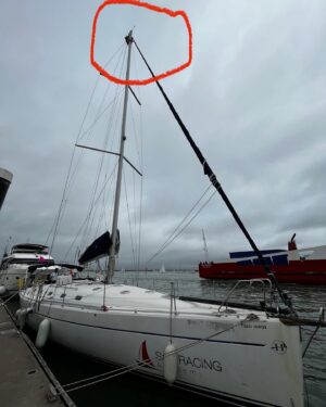 Talulah Riley Instagram - 🏴‍☠️ Hanging (literally) at the top of the mast of a 52’ yacht... @cowes_week was awesome fun 🏴‍☠️ 

🌊 We came last in our race. By 40 minutes. The spinnaker sheet got tangled around our engine. We tore our jig-sail. The cutlery drawer below deck came out and sent knives and forks whizzing everywhere. And we bumped into a huge yacht when mooring… but everyone kept their full compliment of fingers, and no one got hit on the head by the boom. 🌊 

💙 A BIG thank-you to @mustoclothing for kitting us out with proper sailing gear. I have loved you forever (used to wear your jackets out riding as a little girl). And thank you @chathamfootwear — not worn boat shoes before and now never want to take them off. They’re as comfortable as slippers!! 💙

🍹It was exciting when the  @mountgayrum boat came and delivered drinks (even kindly providing ginger beer for us non-drinkers. Or maybe I stole the mixer..?). Thomas was so rum-happy he held his cup right in front of my face for the photo…🍹

🦞 Oh, and I got so very sunburnt that my lips actually swelled up. I didn’t know that could happen. 🦞

✨We had the calmest, nicest skipper imaginable. Thank you very much @germaine_sail ✨

And top, top, talented team mates: @victorilou @charlottehawkins1 @chrisrobshawrugby @camillakerslake 

📸 Thank you @maxcisottiphotographer for your excellent company and action shots 📸 

And thank you @zafrushdie and @greenroomvip for the whole experience xx