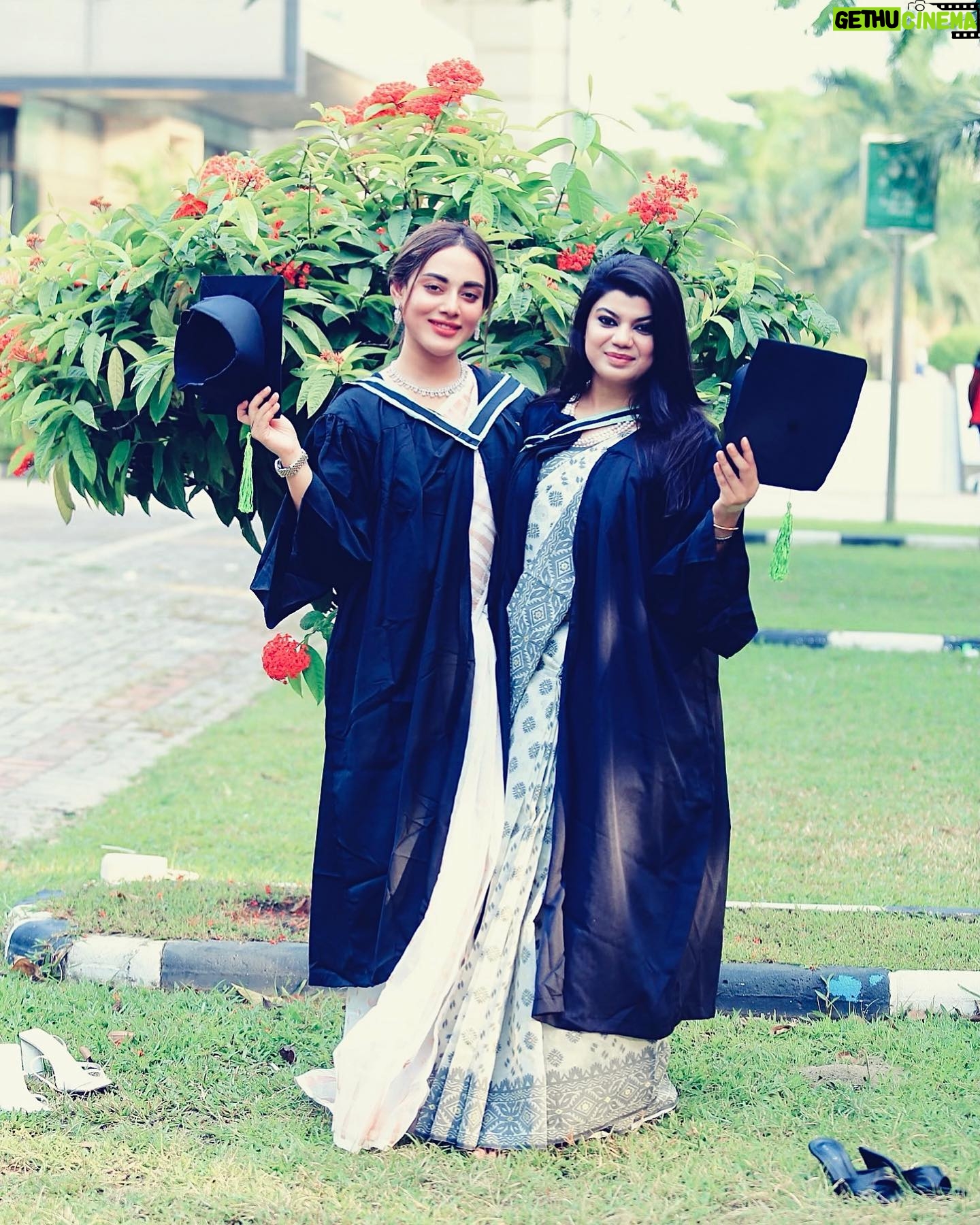 Tama Mirza - 3.4K Likes - We did it bestie, congrats my love @saifun_liz 🎓❤️