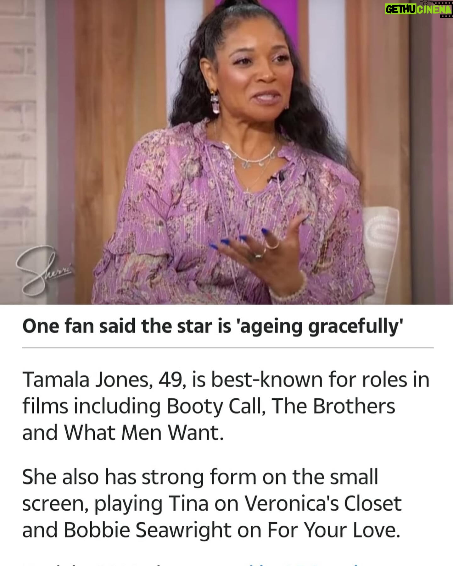 Tamala Jones Instagram - Thank you @thesun for all the β€π€ππ¬π§ FULL ARTICLE: https://www.thesun.co.uk/tvandshowbiz/26953958/tamala-jones-nineties-movie-star-49-sherri-shepherd/ Lots of π @sherrieshepherd @sherrishowtv @jawnmurray @marcoglorious @the1fwynn @toshwgriggs @frontpagefirm #OrdinaryAngels now availableβΌοΈ π―π @OrdinaryAngelsMovie #OrdinaryAngelsMovie @KingdomStoryCompany #KingdomStoryCompany @Lionsgate #Lionsgate @StampedeVentures #FindYourPurpose DIRECTOR π½: @jgunn12 π My Team: @independentartistgroup @bkmmusc @jmbarrett43 @angie_edgar @statuspr π: @jesselbaum π: @hairbypkk π€ππ½π πΆ: #BennieAndTheJets by: @eltonjohn #Sherri #SherriShepherd #TheSun #EltonJohn #UK #England #Europe #British #BobbiSeawright #BootyCall #TheBrothers #WhatMenWant @whatmenwant #KateySagal @kateysagal #Rebel @rebelabc #castle @abccastle #abc @abcnetwork #LanieParish #ForYourLove #TheWood #WhosYourCaddy #EnVogue @envoguemusic #YvetteLeeBowser @theyvetteleebowser #KristaVernoff @kristavernoff #TamalaJones